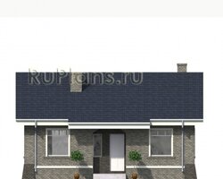 Проект индивидуального одноэтажного жилого дома Rg4745-5