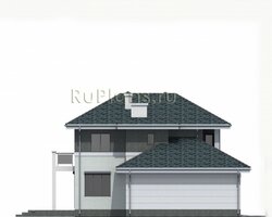 Проект двухэтажного дома с эркером Rg4754-7