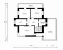 Проект комфортного коттеджа с балконом и террасой Rg3443-4