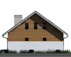Проект одноэтажного дома с мансардой Rg3973-6