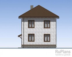 Проект двухэтажного жилого дома Rg5138-7