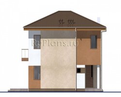 Двухэтажный дом с террасой и балконом Rg5069-7