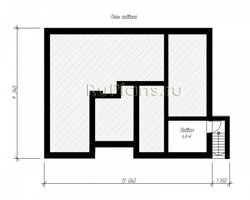 Проект дома с подвалом Rg3814-8