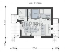 Индивидуальный проект бани Rg3356-9