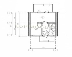 Проект узкого жилого дома Rg4786-9