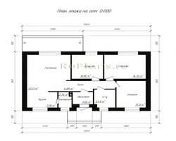 Проект уютного коттеджа Rg3822-8