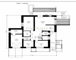 Проект привлекательного коттеджа из газобетона Rg3578-8